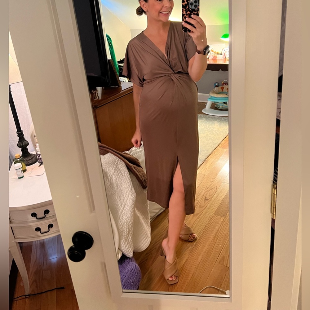 Pink Blush Maternity Dress